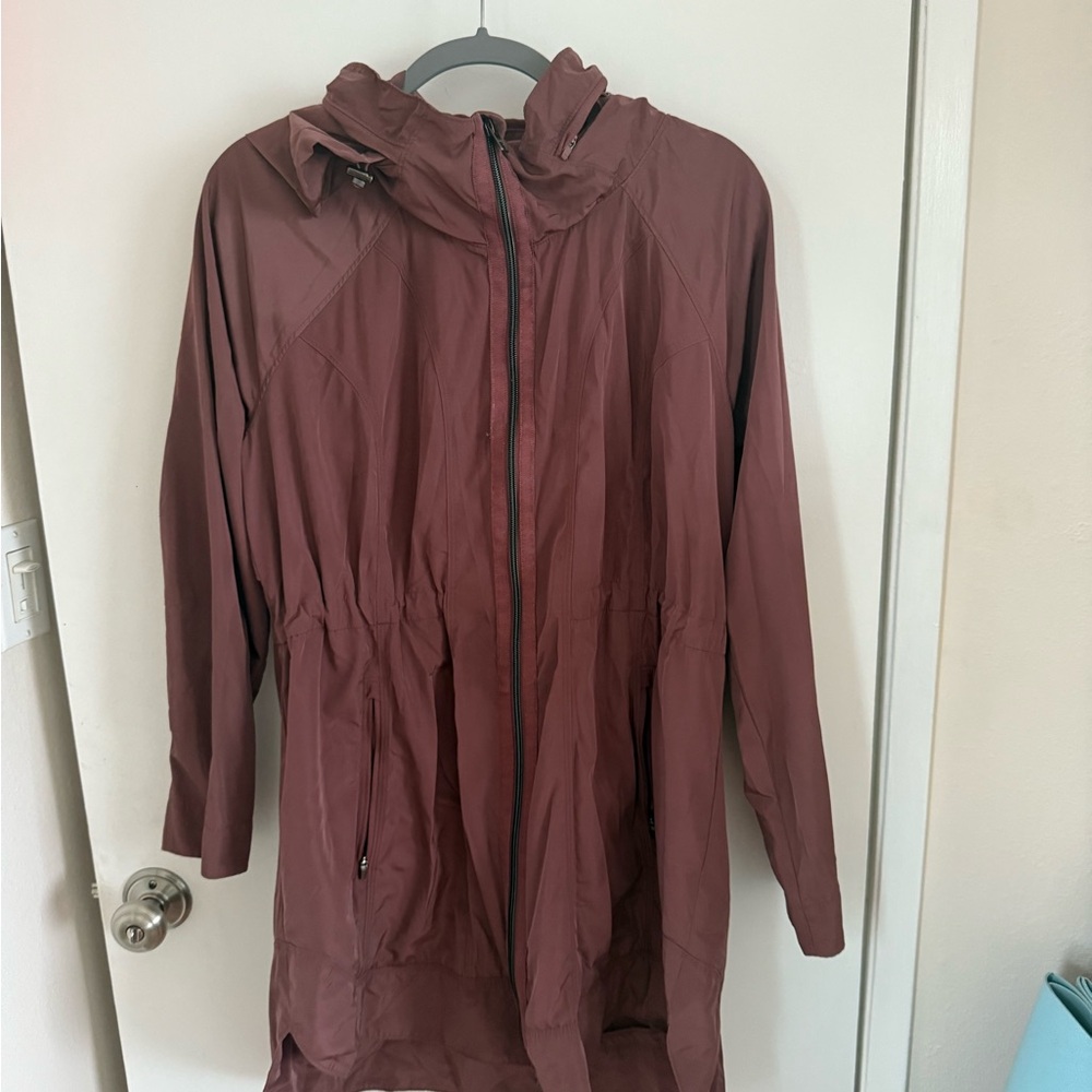 Athleta long wind breaker